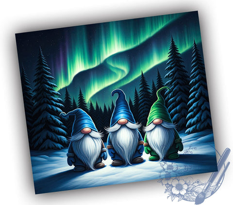 Cute Gnome Winter Tumbler Wrap, Winter Tumbler, Gnome Design, 20oz Wrap, Sublimation Design, Holiday Drinkware, Cute Gnome Tumbler, Snowman Tumbler Sublimation ToriDesigns 