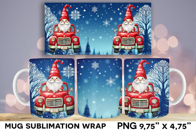 Cute Gnome Wrap Sublimation Design Sublimation Natasha Prando 
