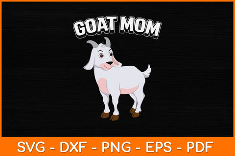 Cute Goat Mom Svg Design SVG artprintfile 