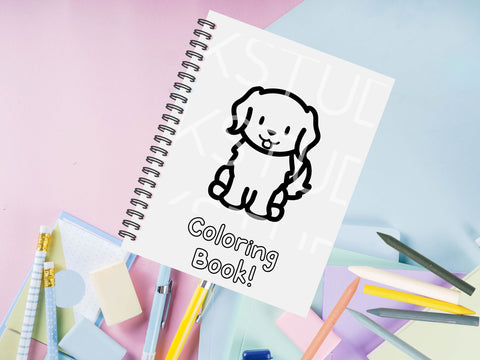 Cute Golden Retrievers SVG Design Set SVG HalieKStudio 