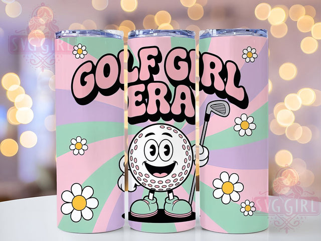Cute Golf Girl Lady Golfer Tumbler, Golf Lover Cup, 20Oz Tumbler Wrap, Sublimation Golf Design, Women’s Golf Drinkware, Cute Golf Mug Wrap, Lady Golfer Tumbler Sublimation SvggirlplusArt 