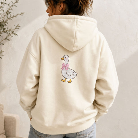 Cute Goose Bow Machine Embroidery Design – Coquette Goose Farm Animal Embroidery File Embroidery/Applique DESIGNS PatternFeed8 