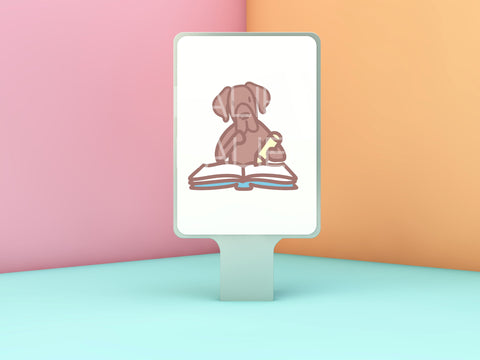 Cute Great Danes Color PNG and SVG Design Set SVG HalieKStudio 