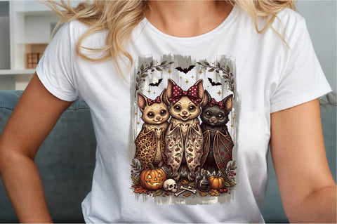 Cute Halloween Bats PNG Sublimation Rupkotha 