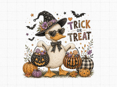 Cute Halloween Duck Clipart PNG SVG artprintfile 