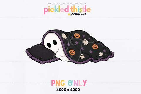 Cute Halloween Ghost PNG Sublimation Pickled Thistle Creative 