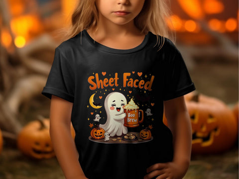 Cute Halloween Ghost Sublimation PNG, Boo Brew Digital Download, Kawaii Spooky Design PNG Sublimation Luvleigh Digitals 