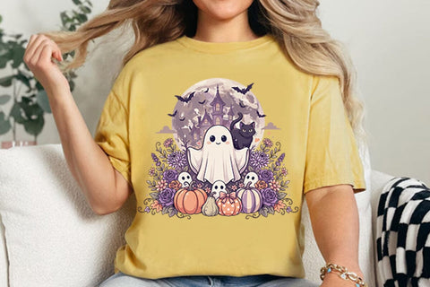 Cute Halloween Ghost Sublimation Png Sublimation Shahin alam 