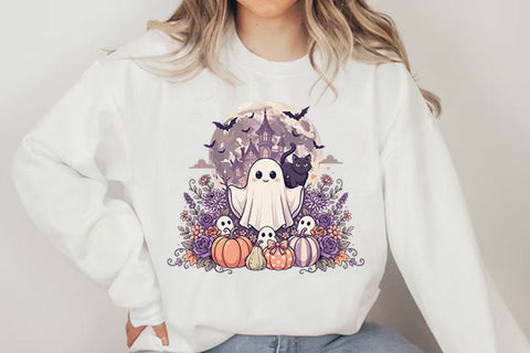 Cute Halloween Ghost Sublimation Png Sublimation Shahin alam 