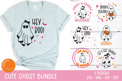 Cute Halloween Ghost SVG Bundle-Halloween SVG Bundle SVG Linden Valley Designs 