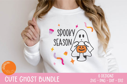 Cute Halloween Ghost SVG Bundle-Halloween SVG Bundle SVG Linden Valley Designs 