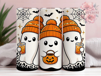 Cute Halloween Ghosts 20oz Tumbler, Halloween Ghosts, Cute Spooky, Halloween Design, Spooky Adorable, Fall Vibes, 20oz Wrap, Sublimation Tumbler Sublimation Li Zamperini 