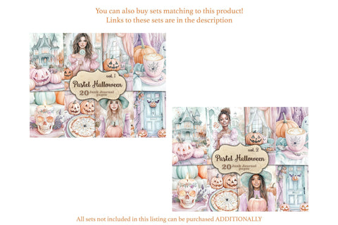 Cute Halloween Junk Journal Kit | Witch Journal Pages SVG GlamArtZhanna 