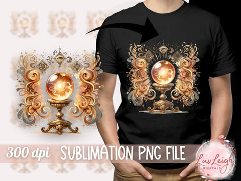 Cute Halloween Magical Sublimation PNG Sublimation Luvleigh Digitals 