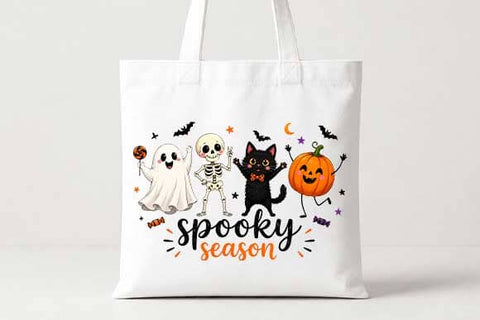 Cute Halloween PNG | Spooky Season Ghost Pumpkin Sublimation PNG SVG BillahCrafts 