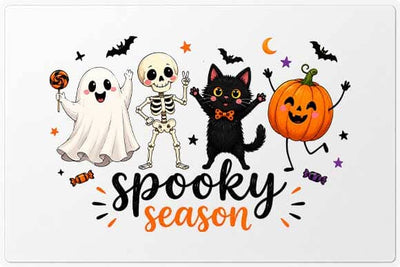 Cute Halloween PNG | Spooky Season Ghost Pumpkin Sublimation PNG SVG BillahCrafts 