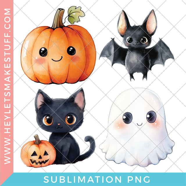 Cute Halloween Sublimation Bundle Sublimation Hey Let's Make Stuff 