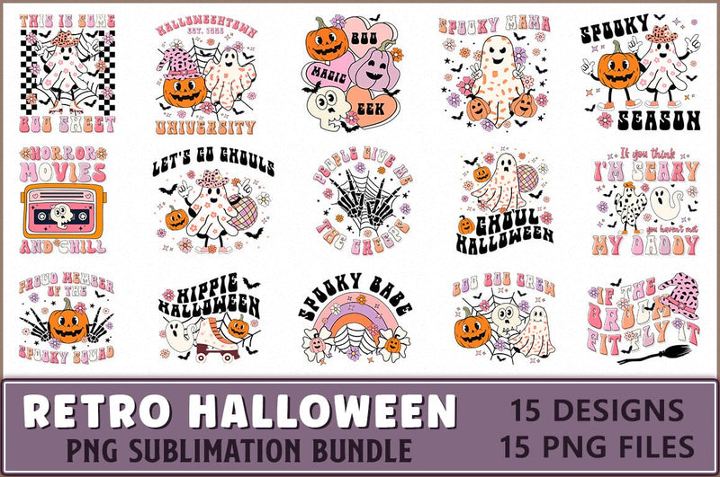 Cute Halloween Sublimation Bundle Sublimation Shetara Begum 