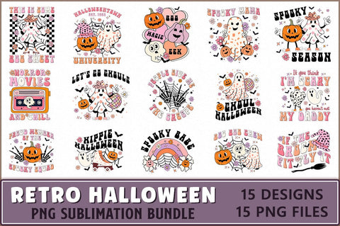 Cute Halloween Sublimation Bundle Sublimation Shetara Begum 