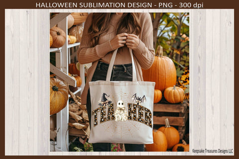 Cute Halloween Teacher, Spooky Season T-Shirt Design, Sublimation Png Printable Sublimation Keepsake Treasures Designs LLC. 
