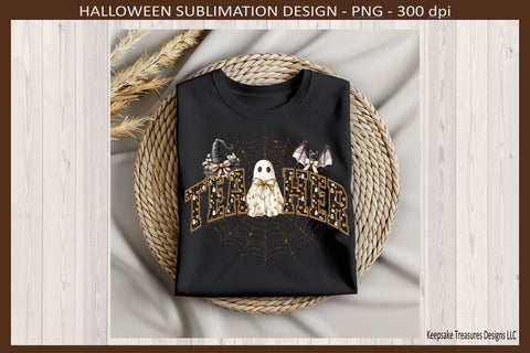 Cute Halloween Teacher, Spooky Season T-Shirt Design, Sublimation Png Printable Sublimation Keepsake Treasures Designs LLC. 