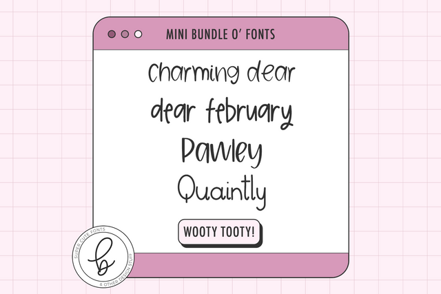 Cute Handwriting Font Mini Bundle Font Beck McCormick 