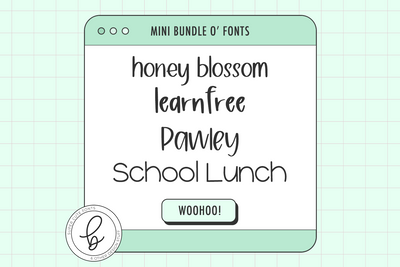 Cute Handwriting Font Mini Bundle Font Beck McCormick 