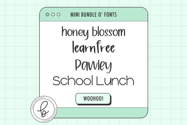 Cute Handwriting Font Mini Bundle Font Beck McCormick 