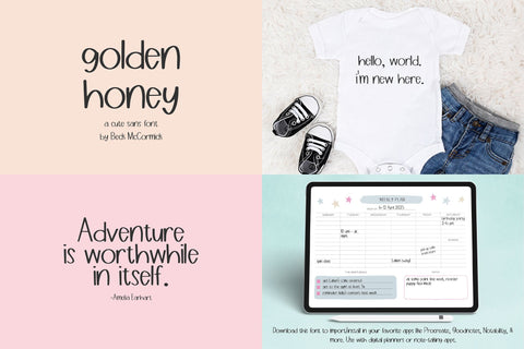 Cute Handwriting Font Mini Bundle Font Beck McCormick 