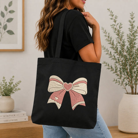 Cute Heart Bow Machine Embroidery Design PES DST Stitch Pattern Files Embroidery/Applique DESIGNS PatternFeed8 