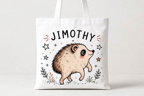 Cute Hedgehog PNG | Jimothy Woodland Animal Digital Download SVG BillahCrafts 