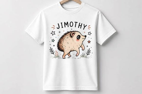 Cute Hedgehog PNG | Jimothy Woodland Animal Digital Download SVG BillahCrafts 