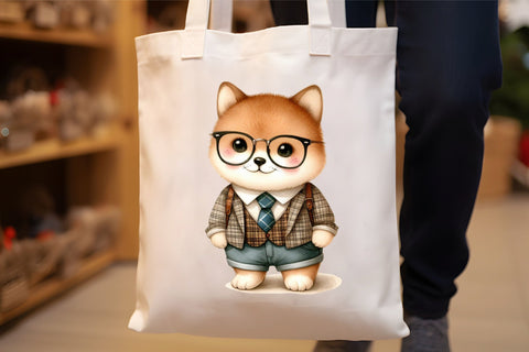 Cute Hipster Animal Clipart Sublimation Rupkotha 