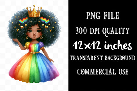 Cute Juneteenth Afro Girl Clipart Sublimation SVGista 