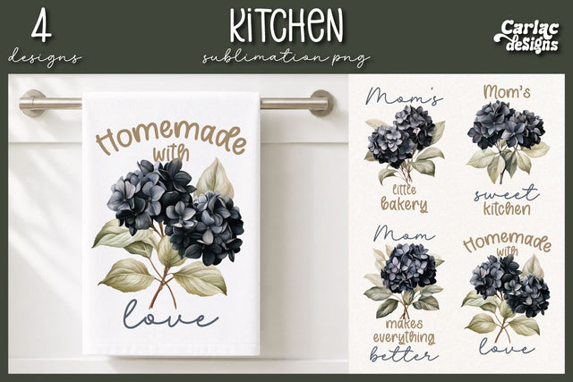 Cute Kitchen Towel Sublimation Sublimation Carla C Designs 
