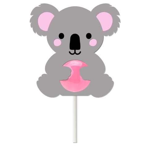 Cute Koala Layered SVG Lollipop Holder – Cricut & Silhouette Compatible Cut Files SVG Raschel Hanamaika'i Designs 