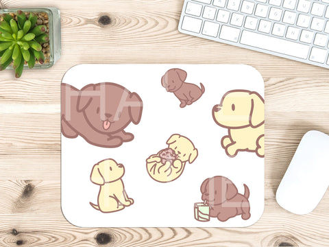 Cute Labradors Color Clip Art Design Set SVG HalieKStudio 