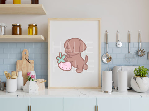 Cute Labradors Color Clip Art Design Set SVG HalieKStudio 