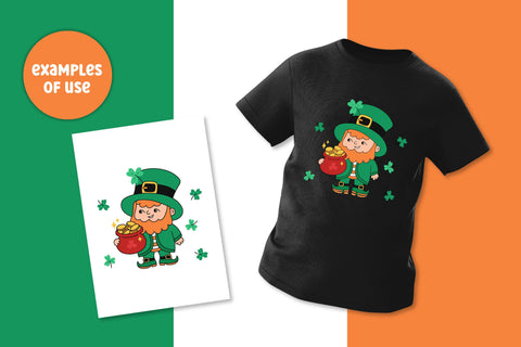Cute Leprechaun PNG SVG Digital Download | St Patricks Day Character Sublimation | Kid T Shirt Print, Patrick's Day Card, Classroom Posters SVG AnnaViolet_store 