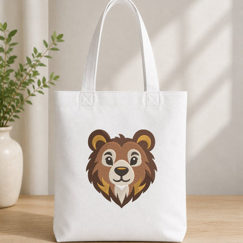 Cute Lion Face Embroidery Design – Cartoon Lion Head Safari Animal Machine Embroidery File Embroidery/Applique DESIGNS PatternFeed8 