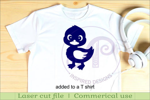 Cute little Ducks Silhouette laser cut wall art set 2 SVG APInspireddesigns 