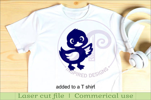 Cute little Ducks Silhouette laser cut wall art SVG APInspireddesigns 