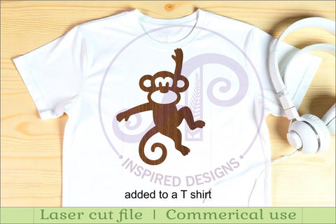 Cute little monkeys Silhouette laser cut wall art 1 SVG APInspireddesigns 