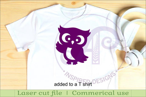 Cute little owls Silhouette laser cut wall art SVG APInspireddesigns 