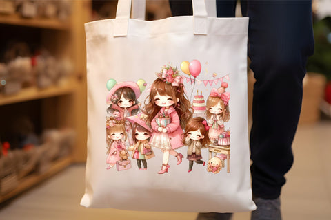 Cute Little Women Day Clipart Sublimation Rupkotha 