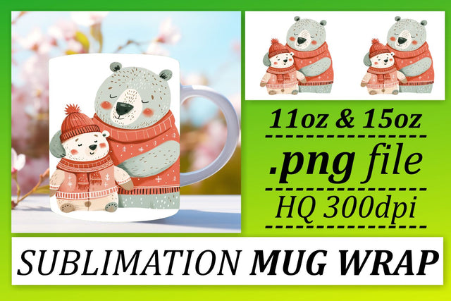 Cute Mama Bear Mother's Day Magic Sublimation afrosvg 