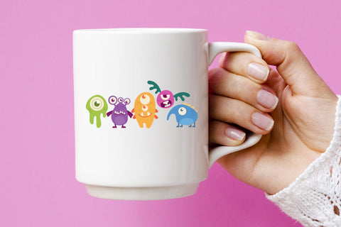 Cute Monsters svg, eps, png,jpg SVG dadan_pm 