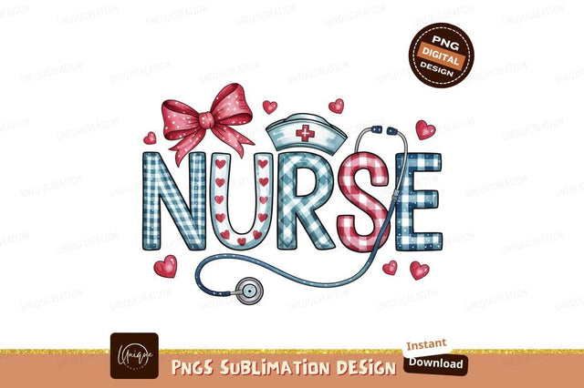 Cute Nurse Design Sublimation Png Graphic Sublimation Designangry 