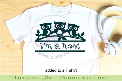 Cute owls name sign svg laser cut file SVG APInspireddesigns 