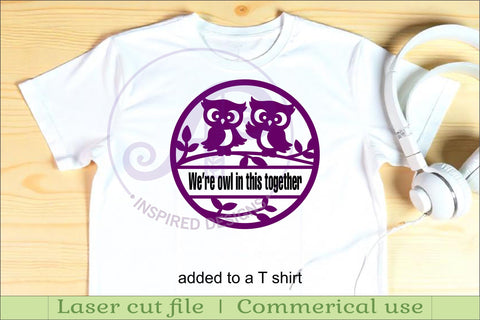 Cute owls name wall art sign, SVG personalized SVG APInspireddesigns 